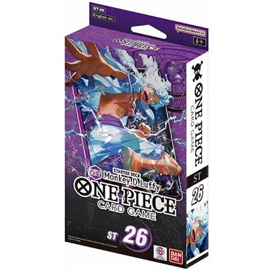 Voorkant One Piece Starter Deck ST26 met daarop Monkey.D.Luffy
