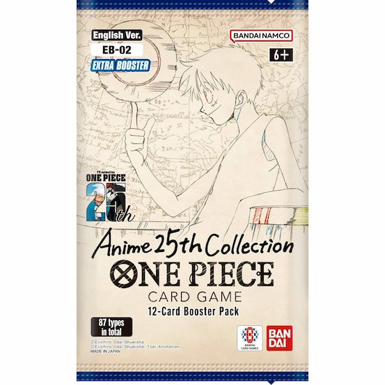 One Piece EB02 Booster Pack uit de Anime 25th Collection
