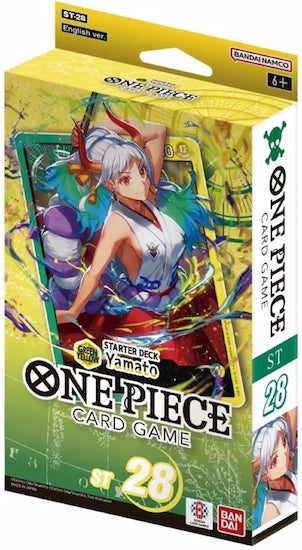 One Piece Starterdeck ST28 voorkant met daarop Yellow Yamato