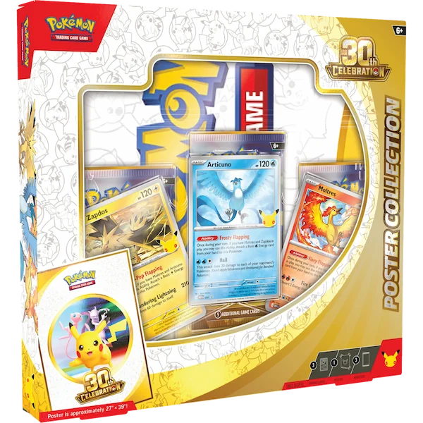 Pokémon 30th Anniversary Poster Collection voorkant