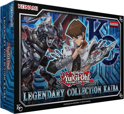 De voorkant van de Yu-Gi-Oh! Legendary Collection set van Kaiba met daarop Seto Kaiba.