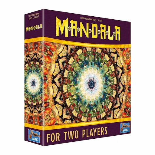 Voorkant van het bordspel Mandala