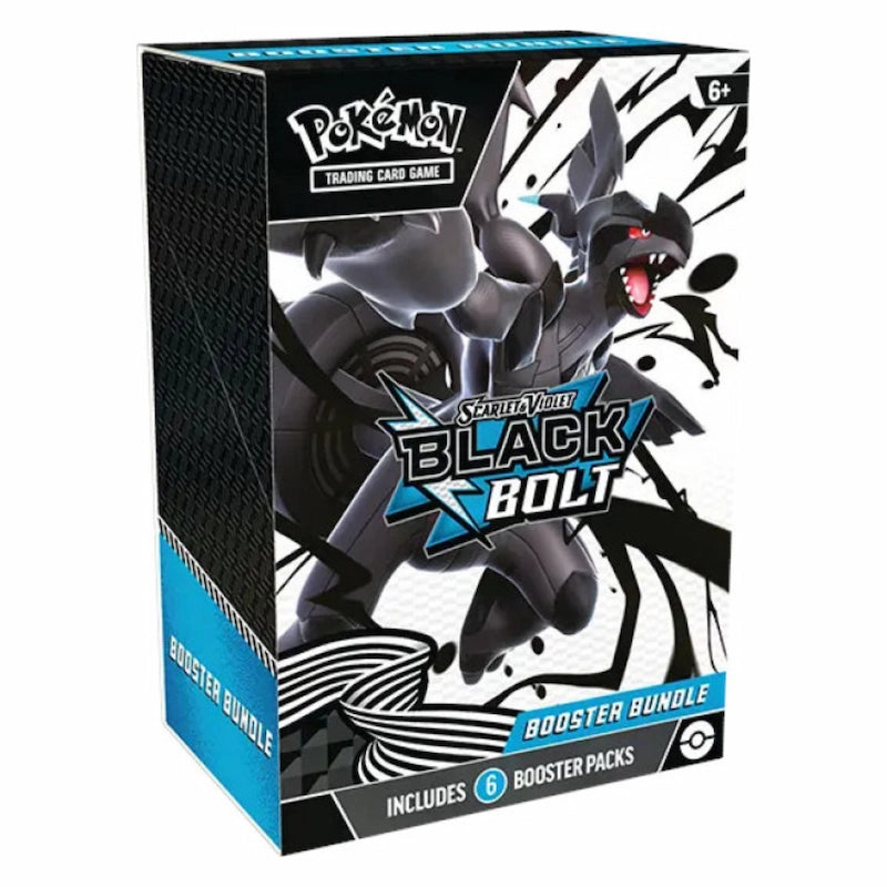 Voorkant van een SV10.5 Black Bolt Booster Bundle.