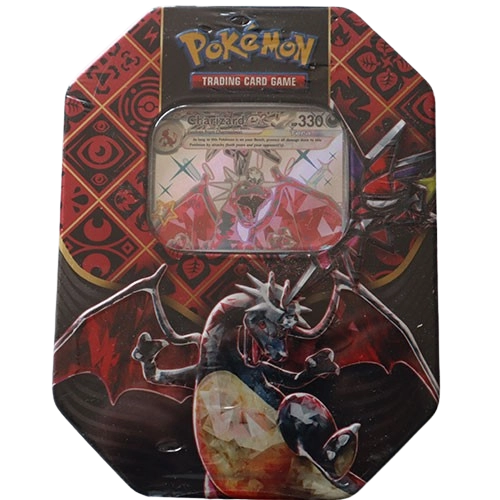 Pokemon Paldean Fates Ex Charizard Tin