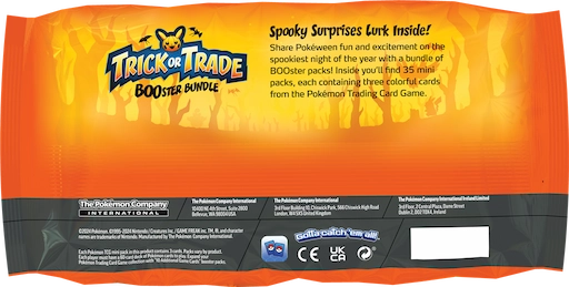 Pokemon Trick or Trade Booster Bundle 2024 achterkant