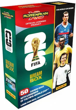 Voorkant van de Panini dreambox wk 2026