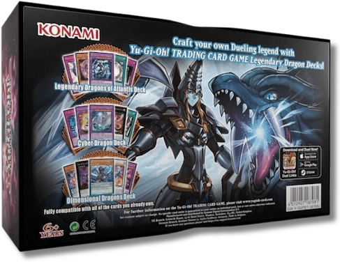 Yu-Gi-Oh! Legendary Dragon Decks Unlimited Reprint achterkant